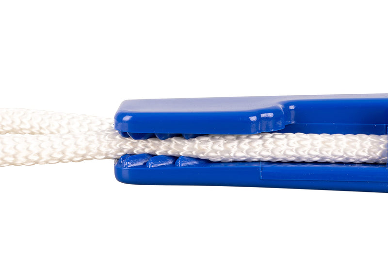 Taylor Made Quick Knot Boat Fender Hangers for 1/4" Line, Heavy-Duty Blue Molded Nylon, 2-1/8" x 1-1/8" x 3/4", 4-Pack - 1098