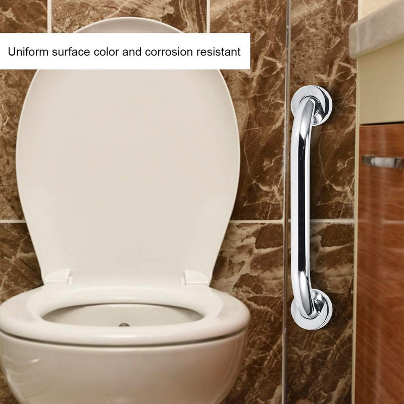 13 Inch Shower Grab Bar Stainless Steel Bathroom Bathtub Hand Bar Anti-Skid Handle Safety Hand Rail Support for Elderly Children