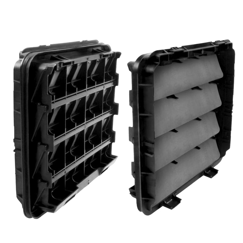 2Pcs Body Side Aperture Exhauster Air Pressure Vents Compatible with Jeep,Dog Ram 1500/2500/3500,Replaced 68323649AB