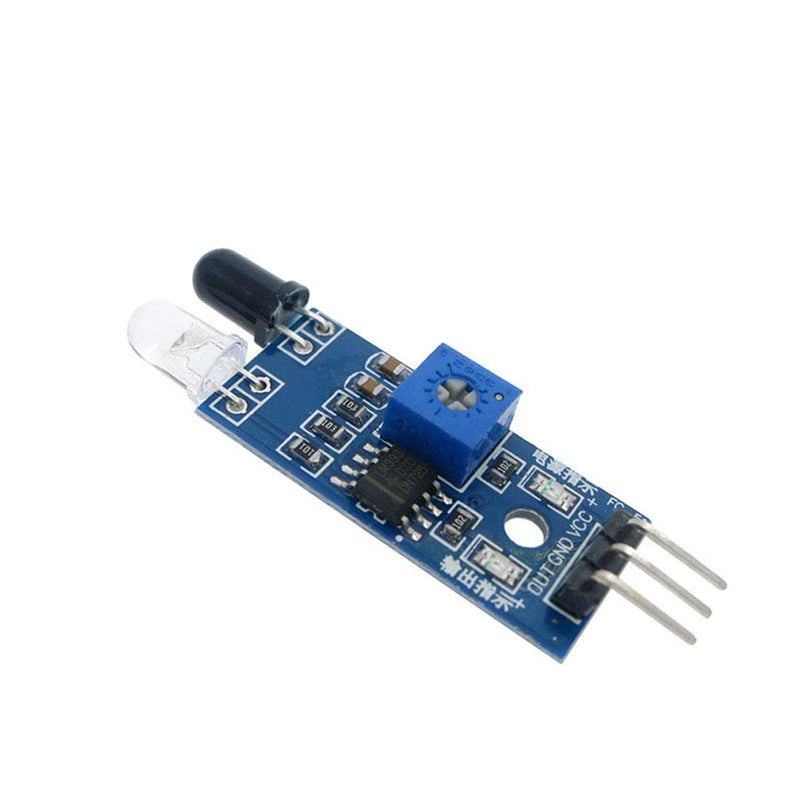 30 Pieces IR Infrared Obstacle Avoidance Sensor Module for Arduino Smart Car Robot 3-Wire Reflective Photoelectric for Arduino Smart Car Robot