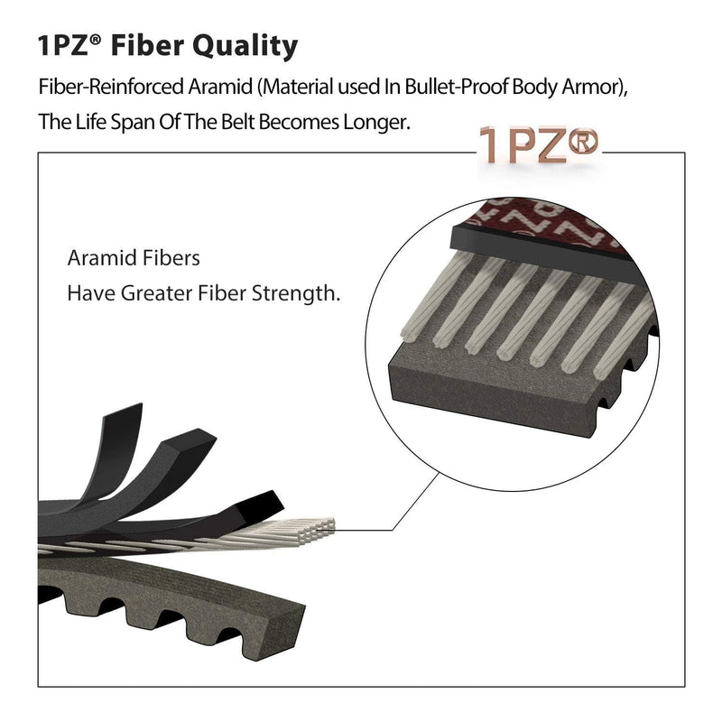 1PZ VB1-101 669-18-30 Premium CVT Drive Belt for 50cc 49cc GY6 139QMB Scooter Moped ATV Roketa Baja Tank Jmstar Taotao Jonway Vespa