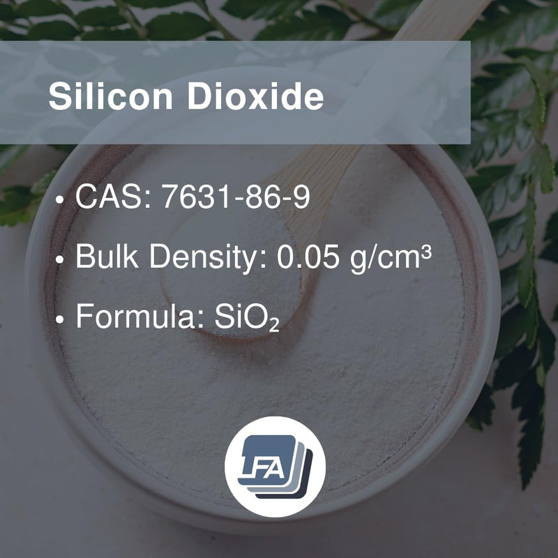 Silicon Dioxide - Anticaking Agent - 1 kg (2.2 lb) - Food Grade Silica Powder - Moisture-Absorbing Glidant for Tablet Press & Capsule Filler Pill Mix 2.2 Pound (Pack of 1)