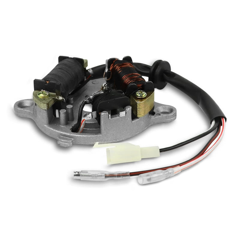 FLYPIG Magneto Ignition Stator Assembly for Yamaha PY50 PW50 Y-Zinger Peewee50 QT50 Motorbike 1981-2014