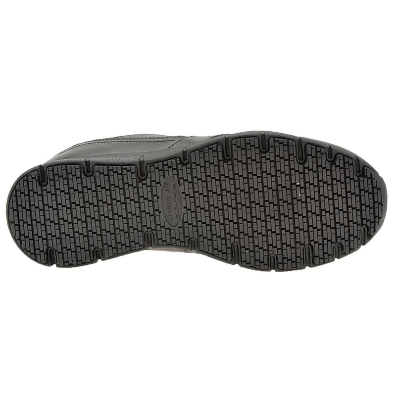Skechers Women's Nampa - Wyola Food Service Shoe 7.5 Black Polyurethane