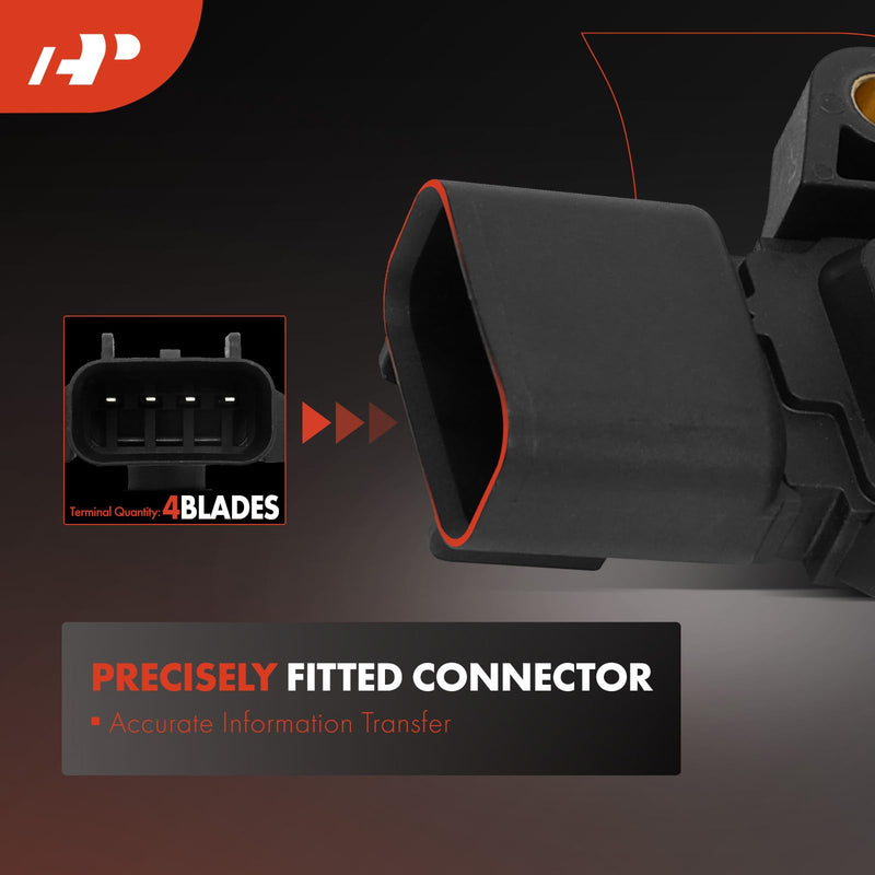 A-Premium Engine Manifold Pressure (MAP) Sensor [4 Pins] Compatible with Ford F-150 F150 2011-2016, Transit-150/250/350/350 HD 2015-2021/2023, Expedition 2015-2017 & Lincoln Navigator 2015-2017, 3.5L
