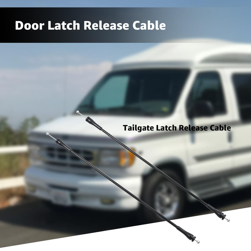 2 Packs of Aftermarket Tailgate Cable for 1997-2002 Expedition Replaces F2UZ-15264A65-B F2UZ15264A65B Rear Door Latch Cable