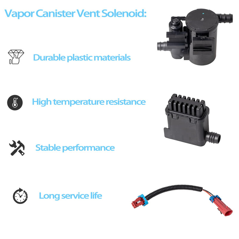Vapor Canister Purge Valve Solenoid Compatible with Chevrolet Silverado 1500 2500 3500 HD Classic GMC Sierra 1500 2500 3500 HD Classic 2004-2010# CVS34 911-237 10357992 19207763 214-2082