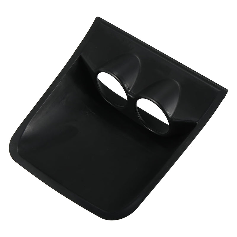 X AUTOHAUX 52mm 2" Dual Hole 2 Holes ABS Plastic Universal Console Dashboard Gauge Holder Dash Gauge Pod Car Meter Mount Bracket Dome Lip Instrument Panel Shell Black
