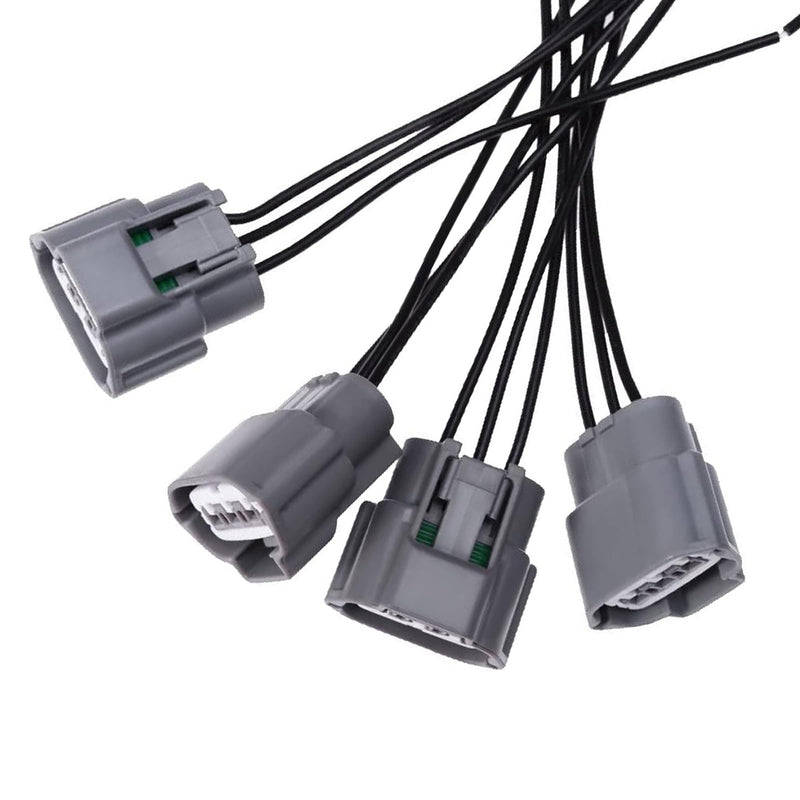 Ignition Coil Connector Plug Wiring Harness Pigtail Replacement for Nissan Altima 2007-2015 Nissan Sentra 2000-2012 (4-Pack)