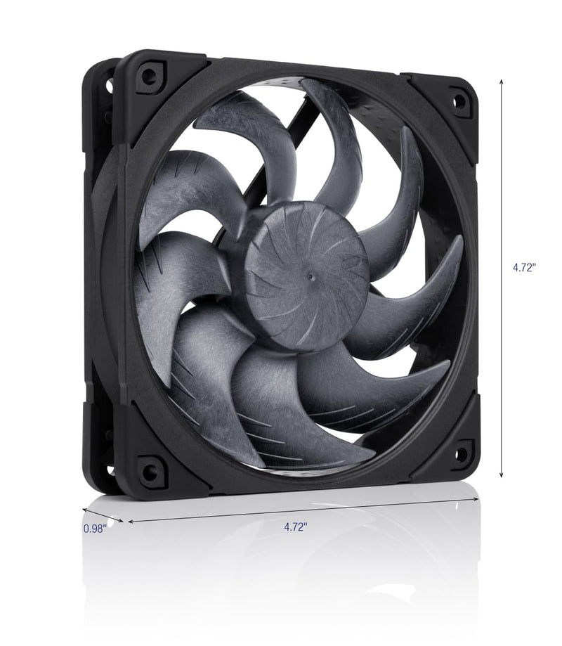 Noctua NF-A12x25 G2 PWM Sx2-PP chromax.Black, Dual Fan Set for Push-Pull and Side-by-Side Applications (Black)