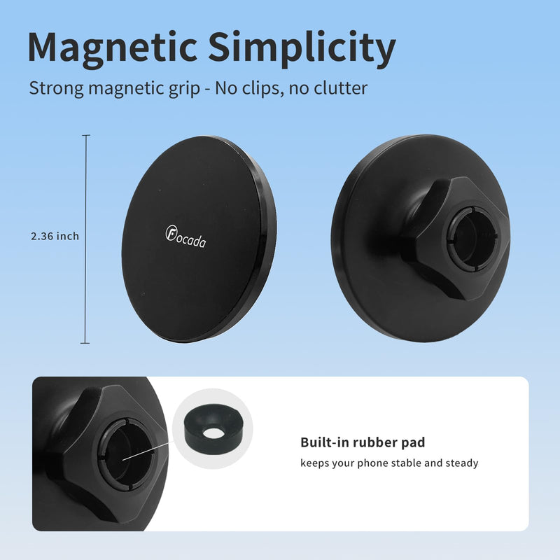 Car Phone Holder for 2025 2026 Toyota Camry XLE XSE Accessories, Magnetic Phone Mount with Storage Box for 12.3-Inch Screen Only, Does Not Block Air Vent, Fits iPhone 17-12 and Most Smartphones Magnetic holder