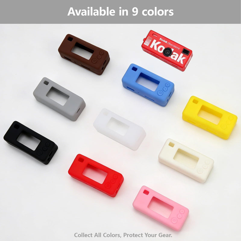 Case for Kodak Charmera Keychain Digital Camera, Soft Silicone Protective Case with Screen Protector and Wrist Strap Accessories for Kodak Blind Box Mini Camera, Anti-Scratch - Transparent