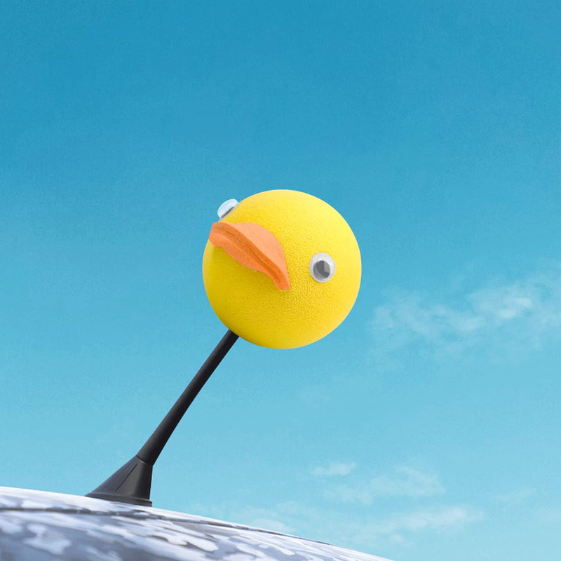 YGMONER Little Duck Car Antenna Topper - Auto Antenna Ball Exterior Decor Car Decorations Easy to Find Car in The Parking Lot (Duck)