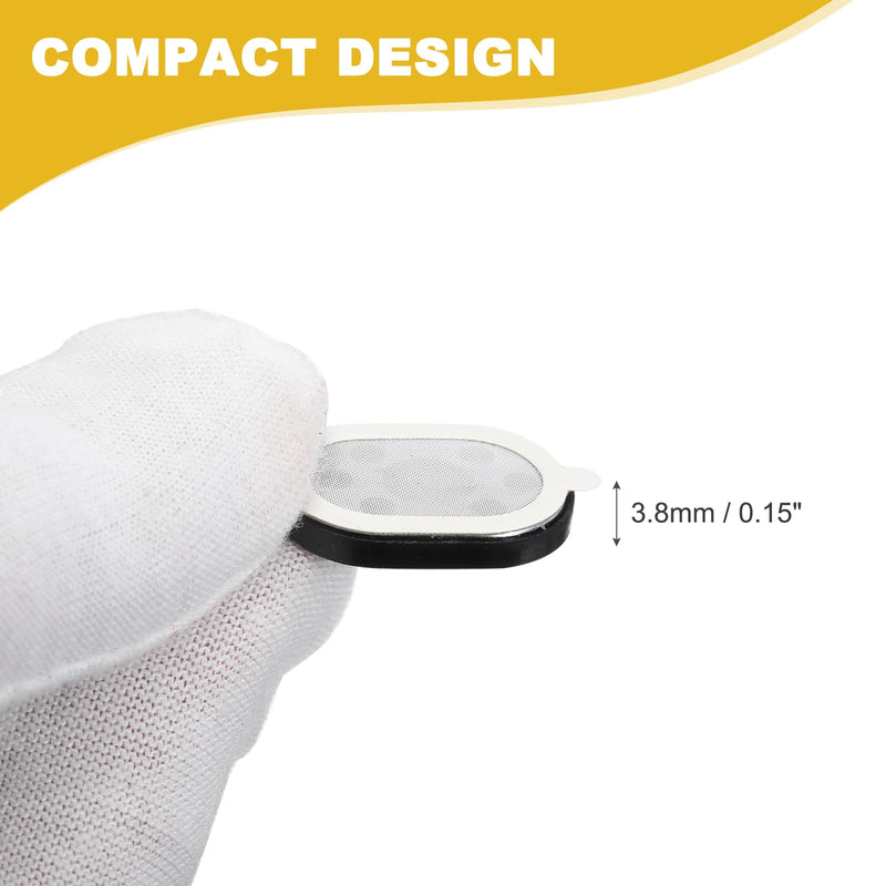10pcs Internal Magnet Speaker (0.6x0.8 Inch / 14x20 Mm) - 1W 8 Ohm Oval Micro Magnet Loudspeaker with 60mm Terminal Wire for DVD EVD Mobile Portable Advertising Machine, Black 0.6x0.8 Inch + 60mm Terminal 10