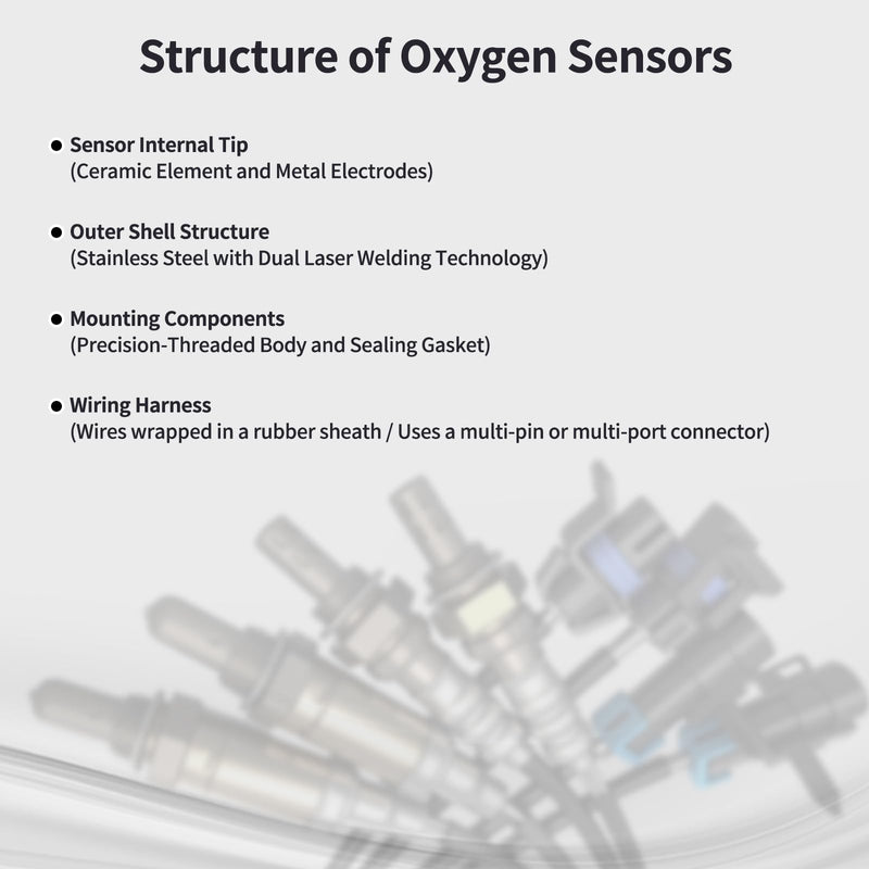 O2 Oxygen Sensor Upstream and Downstream Fits for Subaru Outback Legacy H4 2.5L 2010 2011 2012 Replace 234-9097 234-4445 2PCS