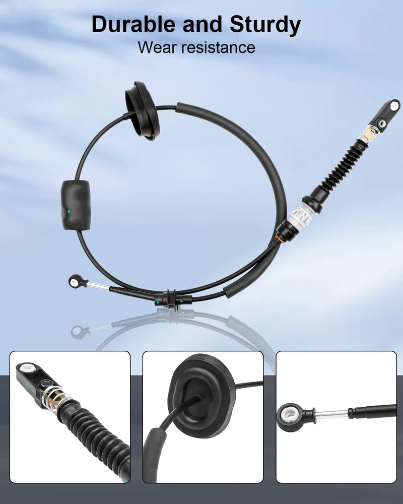 Transmission Gear Shift Cable Fit for Chrysler 200 2011-2014 Sebring 2007-2010 Dodge Avenger 2008-2014, Replace 5273214AG 5273214AD 5273214AE 5273214AF