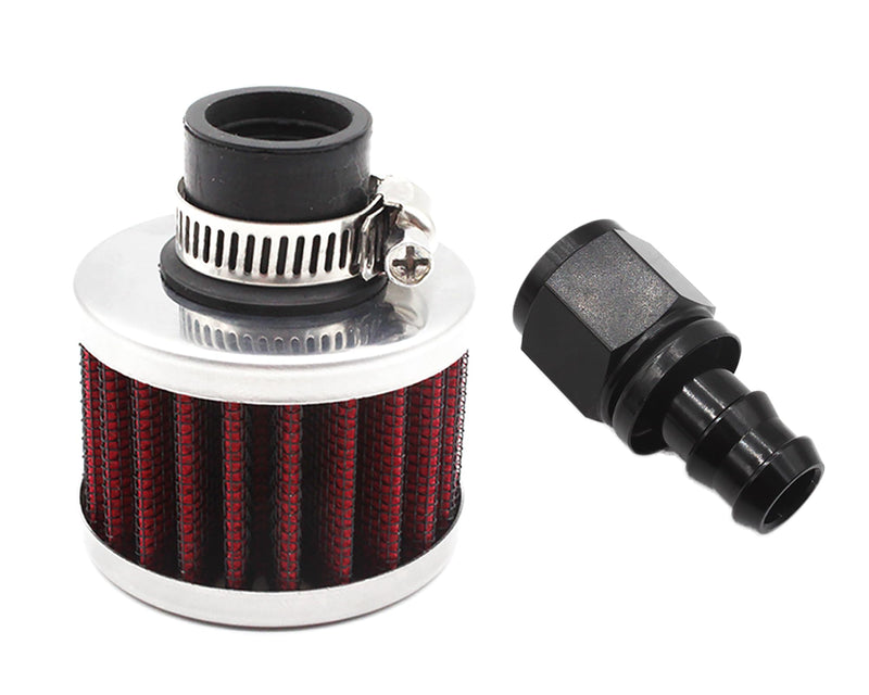 Fuel Cell Breather/Vent -10 AN Female Fitting with Filter Rebuild Kit AN10