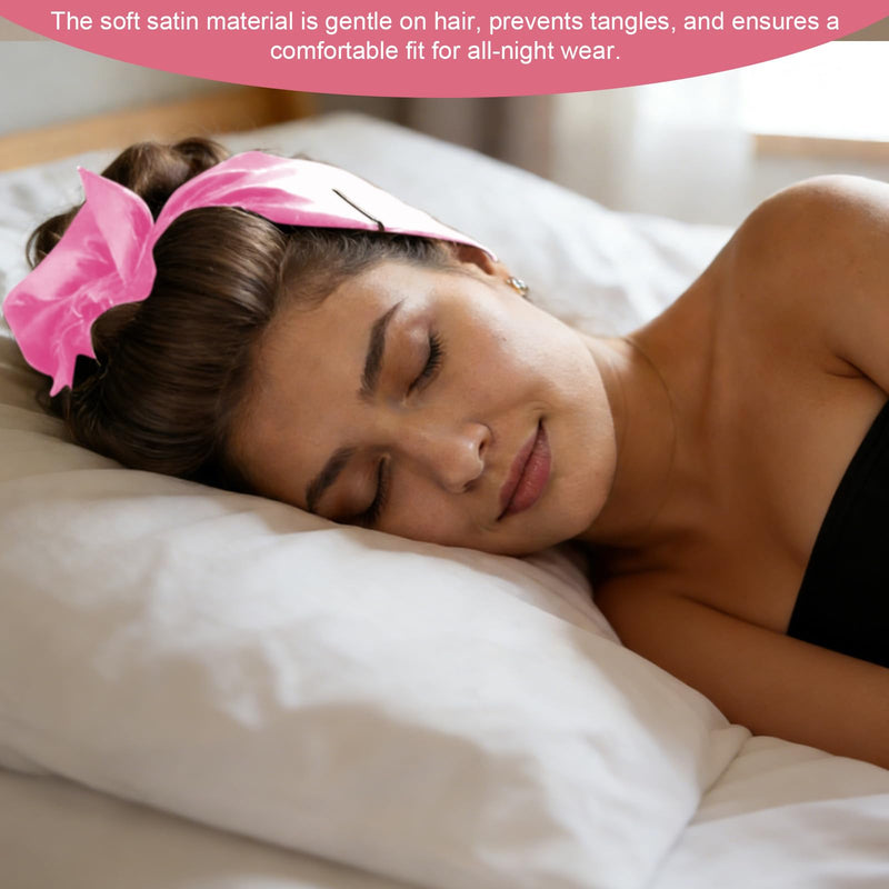 3 Pcs Heatless Blowout Rods, Heatless Curling Rod Pink | No Heat Curls To Sleep for Curl Rod Satin Flexi Rods Women Long Hair Styling Tools for All Hair
