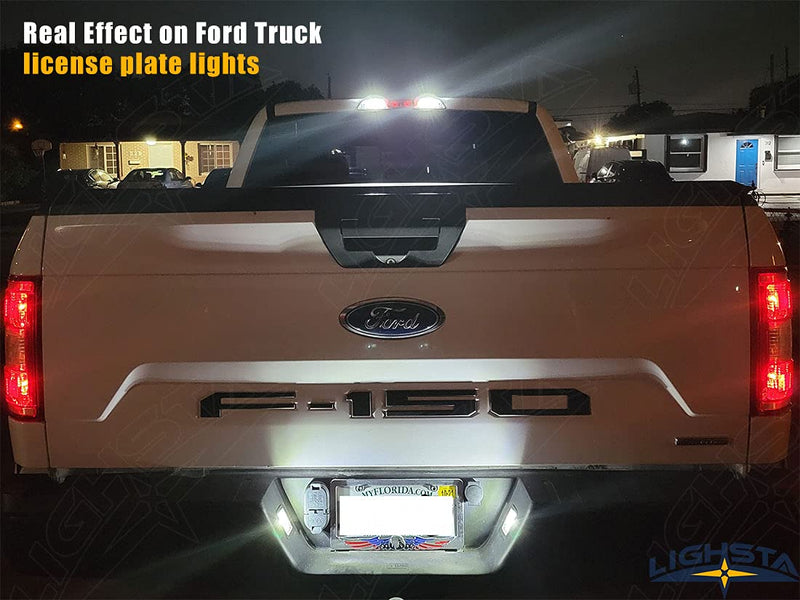 9PCS Super Bright White LED Interior Light Kit Package for Ford F150 2009 2010 2011 2012 2013 2014 + Cargo Lights + License Plate Lights and Install Tool