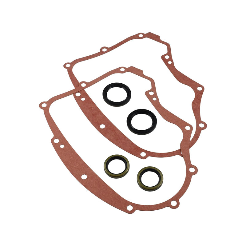 594195 Crankcase Gasket 2-Pack & 795387 Oil Seal 2-Pack Kit, for Small Gasoline Engines, Replaces 591911 273488 690945 697227