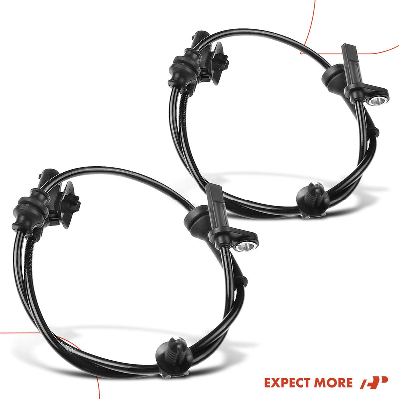 A-Premium Rear Left and Right ABS Wheel Speed Sensor - Compatible with Dodge Models - Dart 2014 2015 2016 - Rear Driver and Passenger Side, Replaces 68194428AB, 68194428AA Pack of 2
