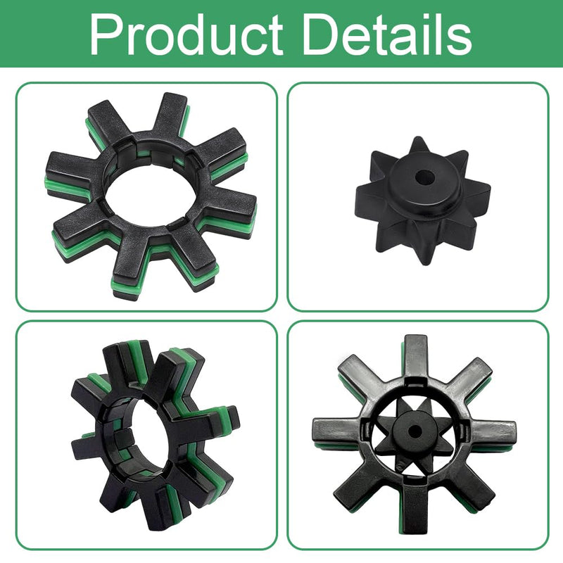 Damper Electric Power Steering Motor Shaft Kit, Steering Coupler, Steering Motor Shaft Damper and Spacer, Steering Bushing Replacement for C-HR Camry Prius OEM#4525428040 4525328130