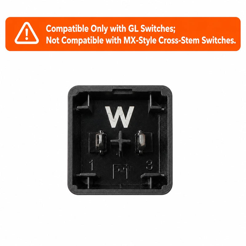 Replacement Keycaps for Logitech G915 G913 G815 G813, 109-Key Set | Keycap Set for Logitech Mechanical Gaming Keyboard, ABS Shine Through Keycaps, Compatible with GL Switches Only