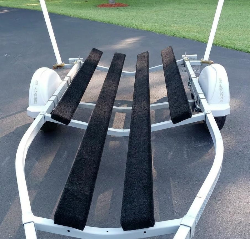 Cuda Boat Trailer Bunk Carpet 12 Inch Wide x 13ft-New Premium 30 Oz Roll- Cuda Bunk Carpet for Boat Trailers Parts Accessories Black Lift Runners Covers Waterproof 12in x 13Ft