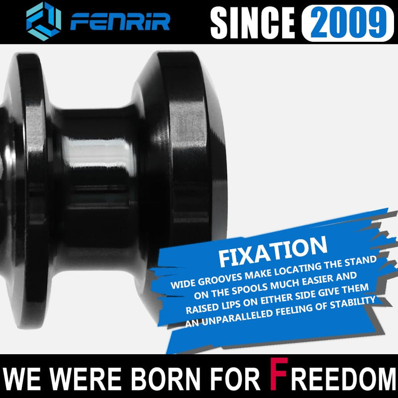 FENRIR Motorcycle Swing Arm Spools Paddock Stand Bobbins Cotton Reels Sliders for M8 ZH2 Z900 Z650 ZX10R ZX6R ZX4R Ninja CBR1000RR-R/RR CBR600RR S1000RR S1000R GSXS1000 GSXR1000 GSXS750 Street Triple