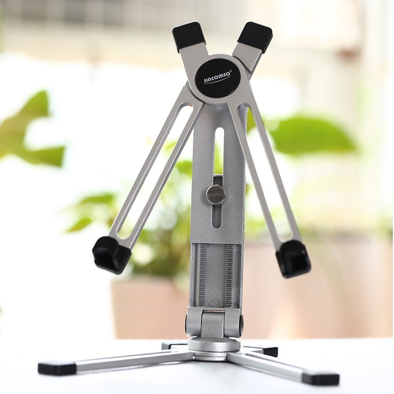 Portable Fold-Up Travel Stand Aluminum, Universal Tablet Stands Holder Foldable Multi-Angle Adjustable Stand for Tablet/Phone/Notebook Holder for Surface Notebook Monitor