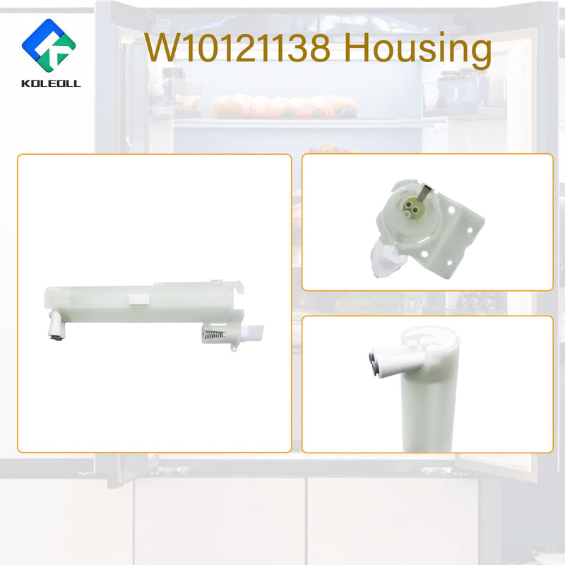 W10121138 Housing Compatible with Whirlpool Replaces 2260507 2260513 W10121138 WPW10121138VP 1480816 AP6015340 PS11748615 EAP11748615