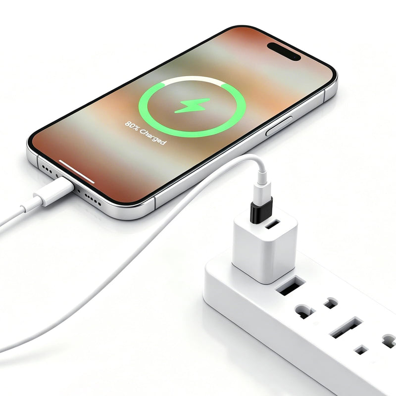 USB to USB C Adapter 10-Pack Bulk, USB A Male to Type C Female Converter | For iPhone 17, Samsung