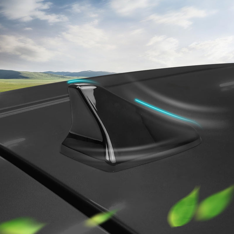 Auto Car Shark Fin Antenna Cover Cap Decorative Roof Aerial Base Replacement Compatible with for 2014-2020 Kia Optima Sonata Elantra Sedan Accessories Replacement for 96219 D5000EBQK