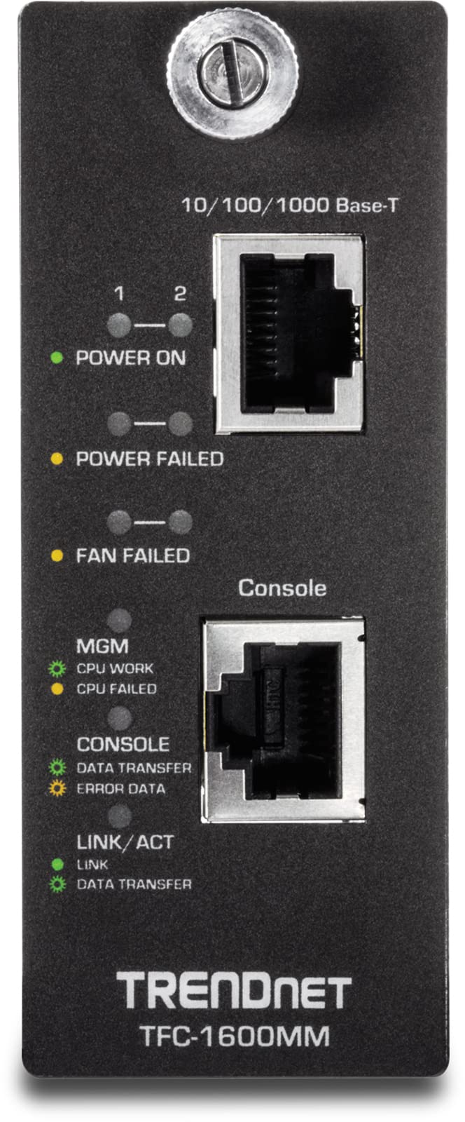 TRENDnet SNMP Management Module for TFC-1600, Lifetime Protection, TFC-1600MM