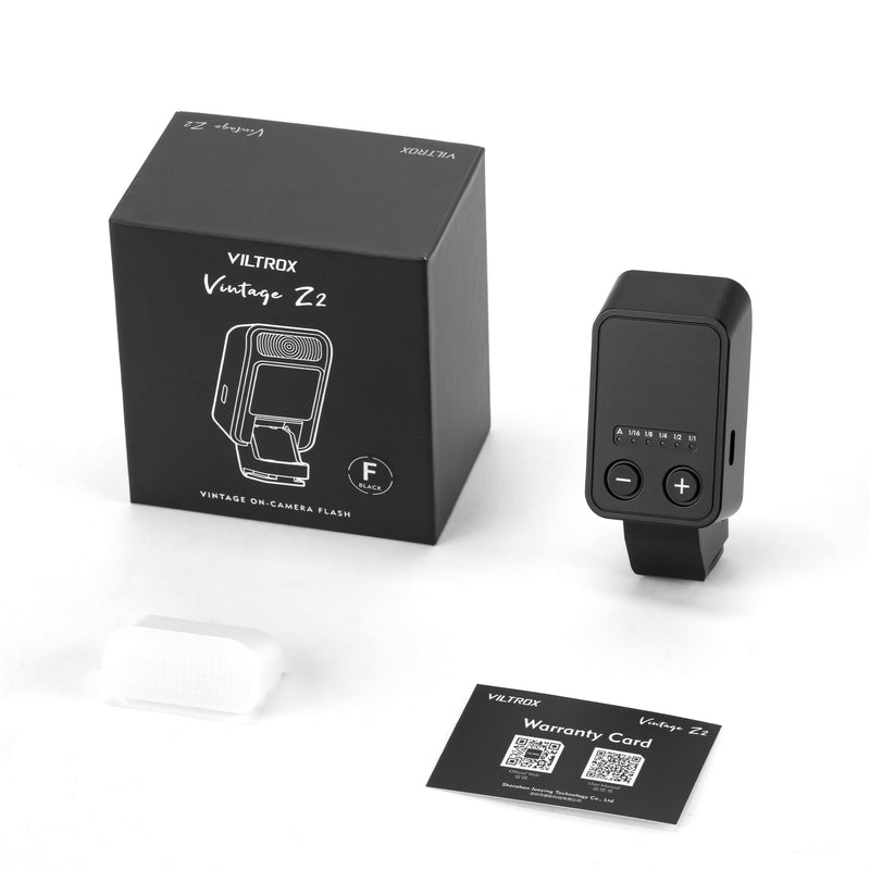 VILTROX Vintage Z2 TTL Foldable Mini Camera Flash for Fujifilm | 700 Full Power Flashes, 2s Recycle, USB-C Charging Mini Speedlite GN6 with 5 Levels (Z2-F)
