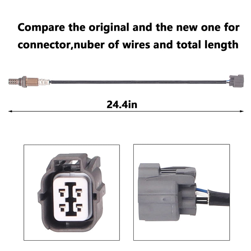 234-4621 O2 Oxygen Sensor Air Fuel Ratio Upstream Compatible with Accord 98-02 Civic 01-05 Odyssey 02-04 Prelude 98-01 CL NSX TL 1Pcs