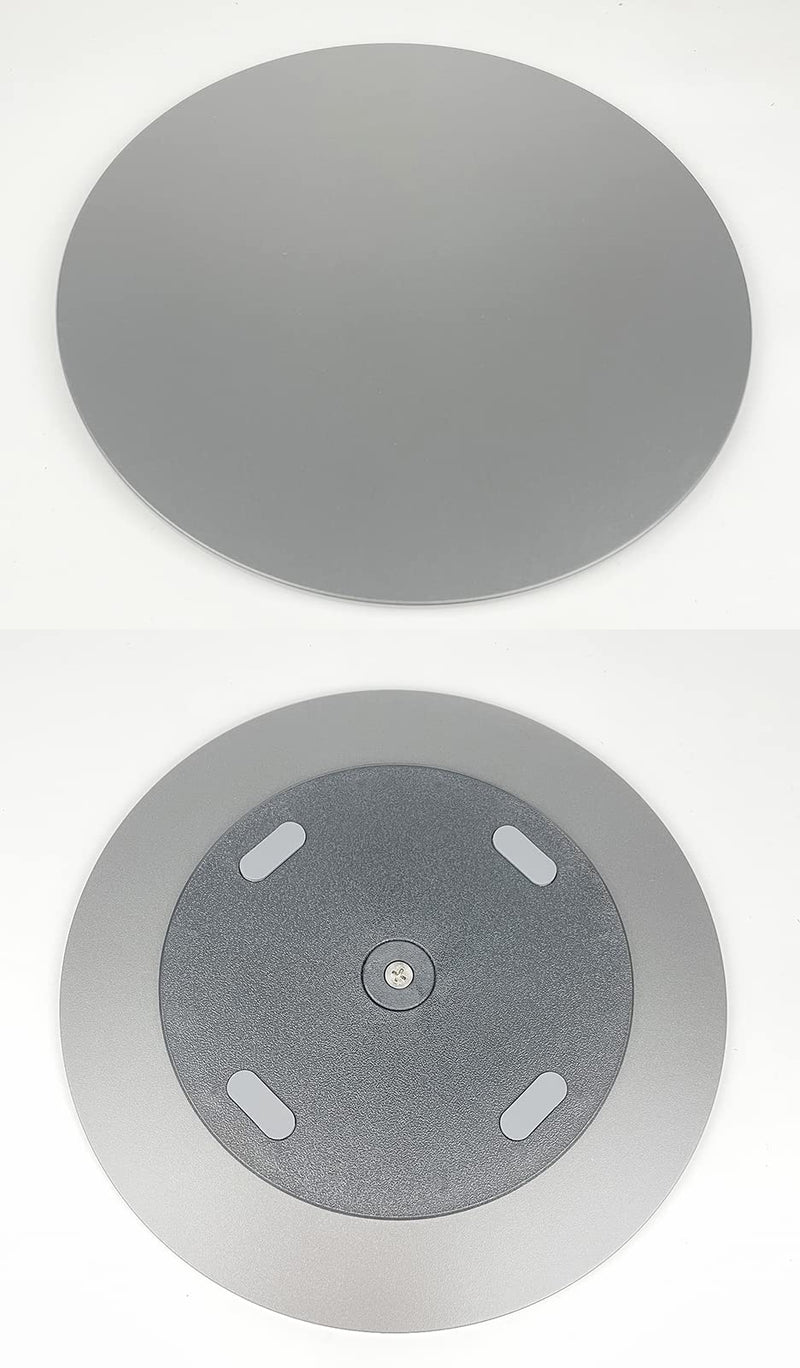 360° Rotation Monitor Stand, Grey Aluminum Alloy, Wide Compatibility for iMac, Laptop, Potted Plants, Arts & Crafts and More