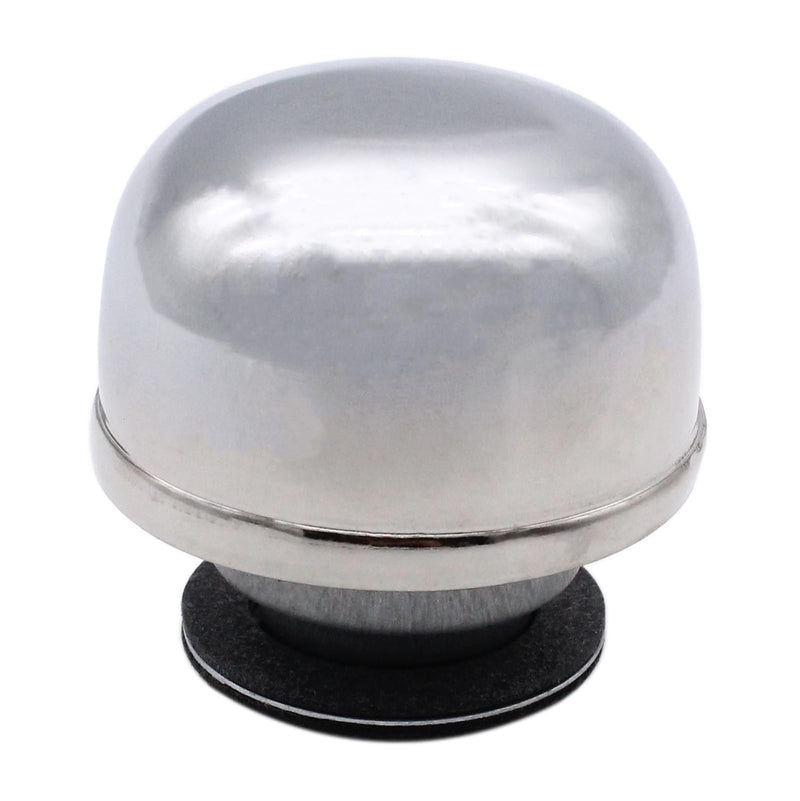 Chrome Steel Oil Breather Cap Twist On Oil Filler Cap Twist in Valve Cover Compatible with Chevy Pontiac Buick