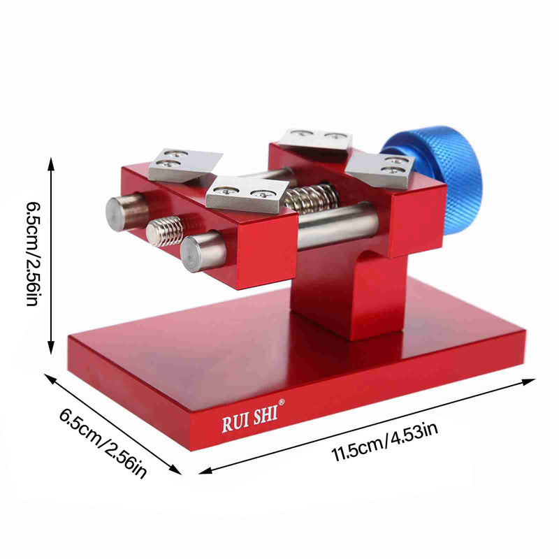 Watch Bezel Opener Removal Professional Watches Repair Tool Workbench Back Case Remover for Watchmaker Watch Repairing (Red)