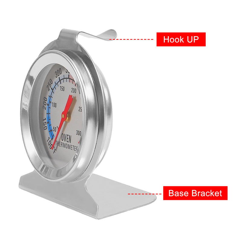 10PACK in Oven Thermometer 50-300°C/100-600°F, Instant Read Precision Stainless Steel Electric/Gas Oven Thermometers for Kitchen Cooking Grill Smoker 10Pack