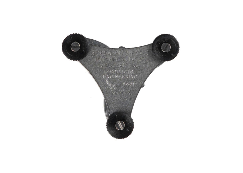 PEC Tools Screw Pitch Gauge, 4-84 TPI, Inch, 51 Leaves, Made in USA Inch - 51 Leaves