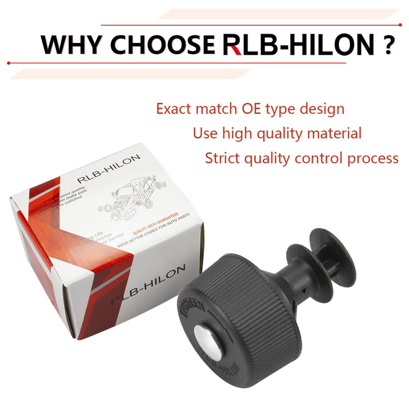 RLB-HILON Power Steering Reservoir Cap Compatible with Freightliner Columbia Coronado FL112 FL50 FL120 FLD120SD FLD132, for Kenworth T270 T370, for Q347367