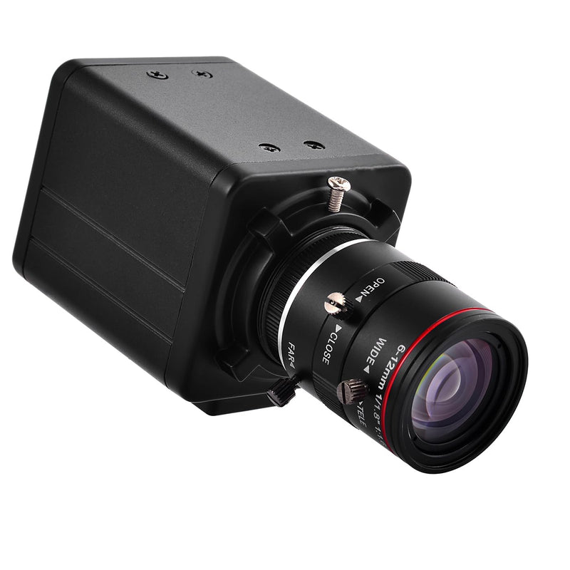 2K 4MP HD Mini CCTV POE WDR AI Box Bullet Netwok IP Security Camera 1/1.8" 6-12mm F1.6 Varifocal Lens Human Vehicle Motion Detection Face Record XMEYE