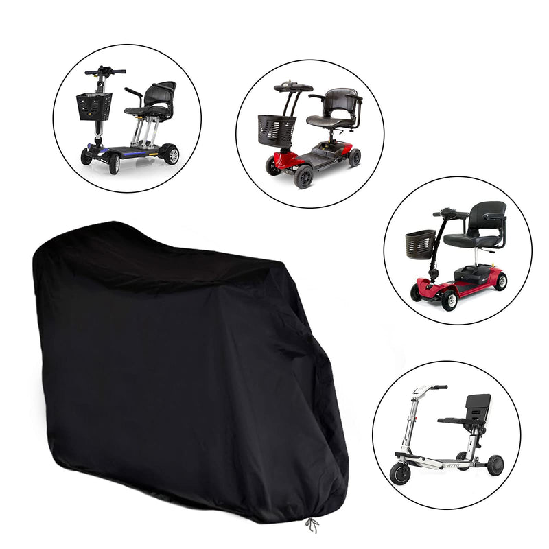 Mobility Scooter Cover,Waterproof Scooter Cover for Outdoor Storage,Heavy Duty Electric Mobility Scooters Accessories All-Weather Protection Covers - 48 x 22 x 38 Inch 48" x 22" x 38"