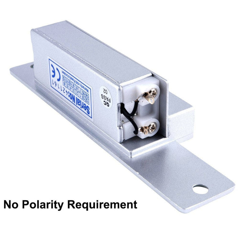 UHPPOTE Electric Door Strike Lock Fail Safe 12VDC for Access Control System | Zinc Alloy for Wooden Metal Doors