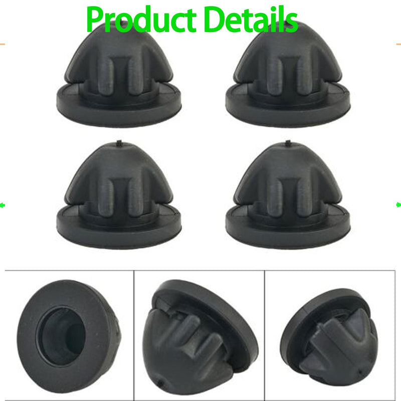 4Pcs Engine Cover Trim Rubber Mount Grommet Bush Bump Stop11127614138 Compatible with BMW 1-8 Series,X1-X7,Mini,2003-2019