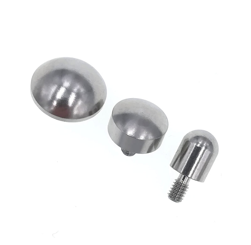 SUXING Spherical Point Contact Point for Dial Digital Indicator Depth Gauge Tip 4-48 UNF Thread Shank (A Set) A Set