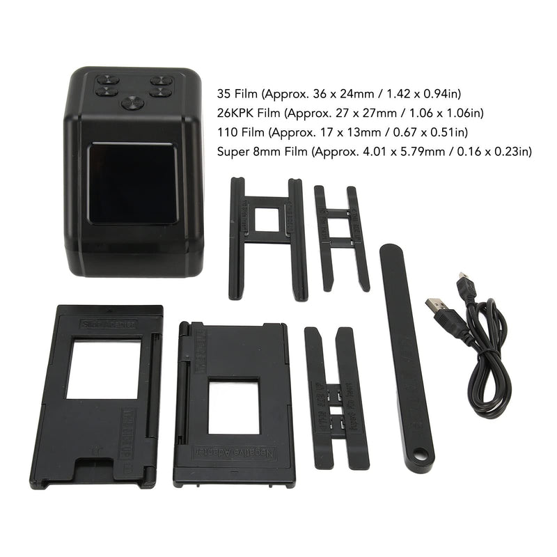 Slide and Film Viewer Film Slide Scanner Convert 135 126 110 Films Slides to Negatives Color Black White JPG Photos 22MP with 2.0in LCD Screen for Slides & Film Slide & Negative Scanners