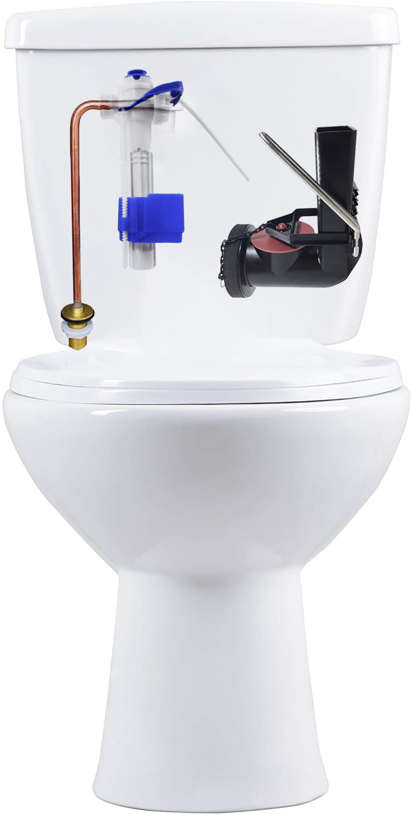 Toilet Fill Valve Fit for KOHLER, Toilet Replacement Parts Toilet Flusher Replacement Compatible with Kohler San Raphael ‎04-9164/1058910 Fill Valve Service Kit