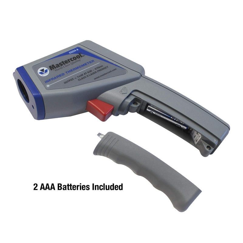 Mastercool Infrared Thermometer with Circular Laser, 12:1 Ratio, 52224-A-SP, Gray